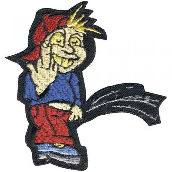 Aufnäher - Pinkelmännchen - 80 km - 03003 - Gr. ca. 8,5cm x 9,5cm