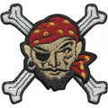 Aufnäher - PIRATEN Kopf - 00899 - Gr. ca. 11 x 6,5 cm - Patches Stick Applikation