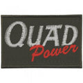 Aufnäher - Quad Power - 88644 - Gr. ca. 8 x 6 cm - Patches Stick Applikation