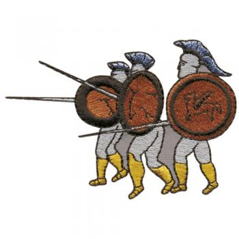 AUFNÄHER - Römer - 04967- Gr. ca. 7 x 8 cm - Patches Stick Applikation