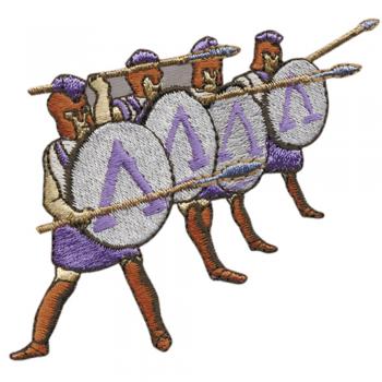 AUFNÄHER - Römer - 04968 - Gr. ca. 8 x 11 cm - Patches Stick Applikation