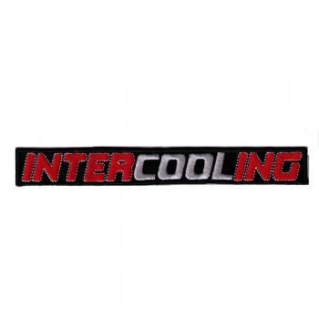 Aufnäher - INTERCOOLING - 00644 - Gr. ca. 16 x 1,8 cm - Patches Stick Applikation