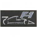 AUFNÄHER - Formel-1 - 03020 - Gr. ca. 9 x 3,5 cm - Patches Stick Applikation