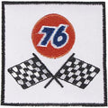 AUFNÄHER - 76 - 03079 - Gr. ca. 6 x 6 cm - Patches Stick Applikation