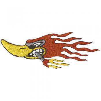 AUFNÄHER - Mr. Horsepower - 03227 - Gr. ca. 9 x 3 cm - Patches Stick Applikation