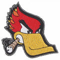 Aufnäher - Feuer-Ente - 04724 - Gr. ca. 9,5 x 7cm - Patches Stick Applikation