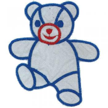 AUFNÄHER - Teddy - 00919 - Gr. ca. 9 x 7 cm - Patches Stick Applikation