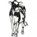 Aufnäher - Kuh Rind - 00946 - Gr. ca. 6,5cm x 13cm