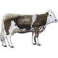 Aufnäher - Rind Ochse Bulle Kuh - 00998 - Gr. ca. 8 x 11cm