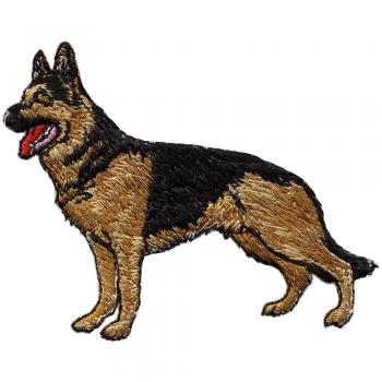 Aufnäher Applikation - Schäferhund - 01717 - Gr. ca. 9cm x 7cm