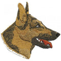 Aufnäher Applikation - Schäferhund - 01723 - Gr. ca.6 cm x 6cm