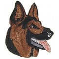 Aufnäher Applikation edles Stick-Emblem Patch - 04511 -  Gr. ca. 7 x 6 cm SCHÄFERHUND