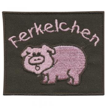 Aufnäher - Ferkelchen - 00867 - Gr. ca. 7,5cm x 6,5cm