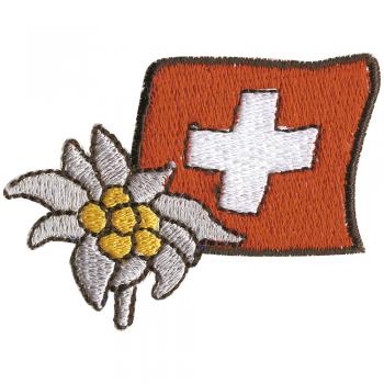 AUFNÄHER - Schweiz - 00843 - Gr. ca. 5,5 x 4 cm - Patches Stick Applikation