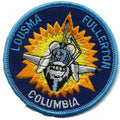 AUFNÄHER - Raumfahrt - 00707 - Gr. ca. 7,5 cm Durchmesser - Patches Stick Applikation