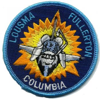 AUFNÄHER - Raumfahrt - 00707 - Gr. ca. 7,5 cm Durchmesser - Patches Stick Applikation