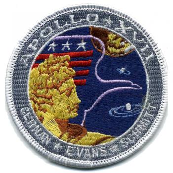 AUFNÄHER - Raumfahrt - 00709 - Gr. ca. 7,5 cm Durchmesser - Patches Stick Applikation