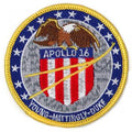 AUFNÄHER - Raumfahrt - 00636 - Gr. ca.7,5 cm Durchmesser - Patches Stick Applikation