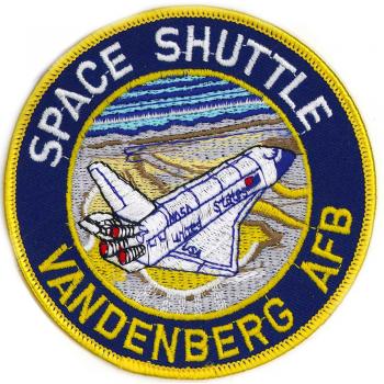 AUFNÄHER - Space Shuttle - 00729 - Gr. ca. 10 cm Durchmesser - Patches Stick Applikation