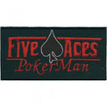 Aufnäher -  Five Aces - 03273 - Gr. ca. 11,5 x 6 cm - Patches Stick Applikation