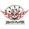 Aufnäher - Kartenspiel Death Player - 04481 - Gr. ca. 8,5cm x 6cm