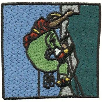 Aufnäher Patches - Bergsteiger - 03200 Gr. ca. 6 x 6 cm