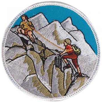 Aufnäher Applikation - Bergsteiger - 04502 - Gr. ca. 8cm