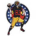 Aufnäher - Footballspieler - 04555 - Gr. ca. 8,5 x 9 cm - Patches Stick Applikation