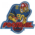 Aufnäher - Footballspieler - 04559 - Gr. ca. 8 x 8 cm - Patches Stick Applikation