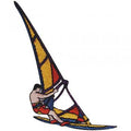 Aufnäher - Surfer - 04688 - Gr. ca. 6 x 7,5 cm - Patches Stick Applikation