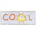 AUFNÄHER PATCHES - Cool - 00900 - Gr. ca 10cm x 4cm Applikation Stick Aufbügler