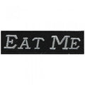 Aufnäher - Eat me - 01923 - Gr. ca. 10 x 2,5 cm - Patches Stick Applikation