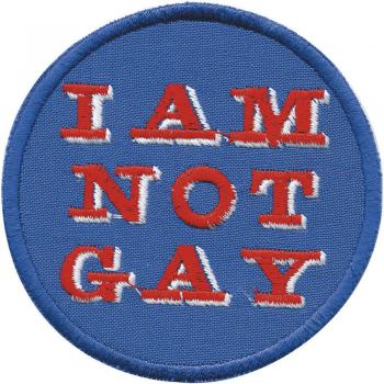 Aufnäher - I am not Guy - 01934 - Gr. ca. 8 cm - Patches Stick Applikation
