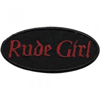 Aufnäher - Rude Girl - 01955 - Gr. ca. 7 x 3 cm - Patches Stick Applikation