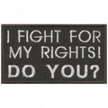 Aufnäher Applikation Spruch - I fight for... - 02999 - Gr. ca. 9cm x 5cm