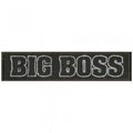 Aufnäher Applikation Spruch - BIG BOSS - 03068 - Gr. ca.9cm x 2cm