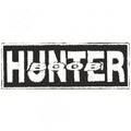 Aufnäher - HUNTER - Gr. ca. 9,5 x 3,5 cm - Patches Stick Applikation