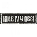 Aufnäher - Kiss my Ass ! - 04058 - Gr. ca. 9 x 3 cm - Patches Stick Applikation