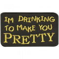 Aufnäher - Im drinking... - 04695 - Gr. ca. 5,5 x 10,5 cm - Patches Stick Applikation