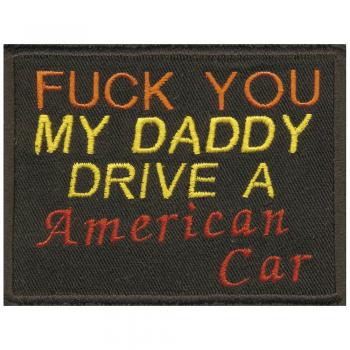 Aufnäher - FUCK YOU... - 06058 - Gr. ca. 10 x 8cm - Patches Stick Applikation