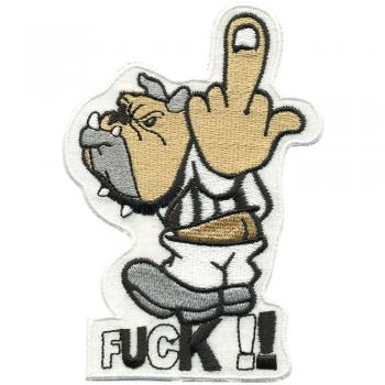 Aufnäher - FUCK - 06088 - Gr. ca. 8 x 12 cm - Patches Stick Applikation