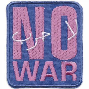 AUFNÄHER - NO WAR - 03288 - Gr. ca.5 x 5 cm - Patches Stick Applikation