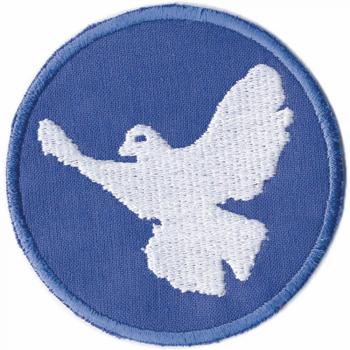 AUFNÄHER - Friedentaube - 03293 - Gr. ca. 8 cm - Patches Stick Applikation