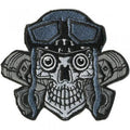 AUFNÄHER - Totenkopf - 01967 - Gr. ca. 9,5 x 8,5 cm - Patches Stick Applikation