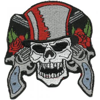 AUFNÄHER - Totenkopf - 01968 - Gr. ca. 8,5 x 8,5 cm - Patches Stick Applikation