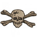 AUFNÄHER - Totenkopf - 04057 - Gr. ca. 4 x 8 cm - Patches Stick Applikation