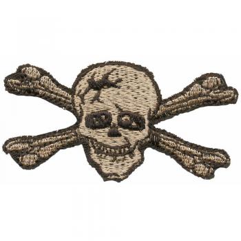 AUFNÄHER - Totenkopf - 04057 - Gr. ca. 4 x 8 cm - Patches Stick Applikation