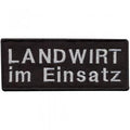 Aufnäher - Landwirt im Einsatz - 01002 - Gr. ca. 9,5 x 4 cm - Patches Stick Applikation