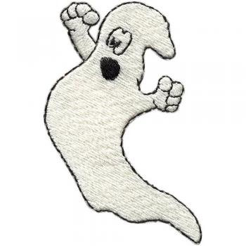 AUFNÄHER - Gespenst - 01927 - Gr. ca. 5,5cm x 8 cm - Patches Stick Applikation
