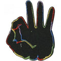 Aufnäher - Handzeichen - 01931 - Gr. ca. 6,5 x 5,5 cm - Patches Stick Applikation